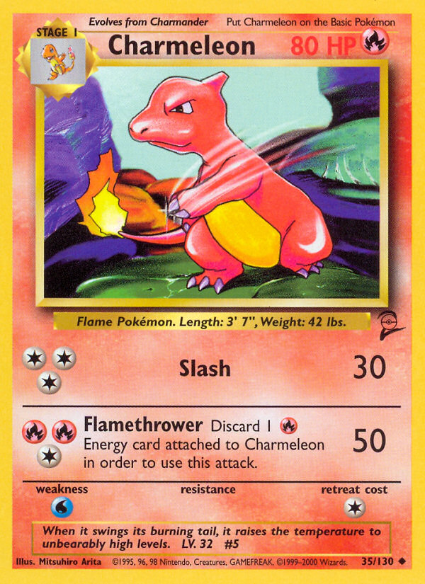 Charmeleon (35/130) [Base Set 2] | Gear Gaming Bentonville