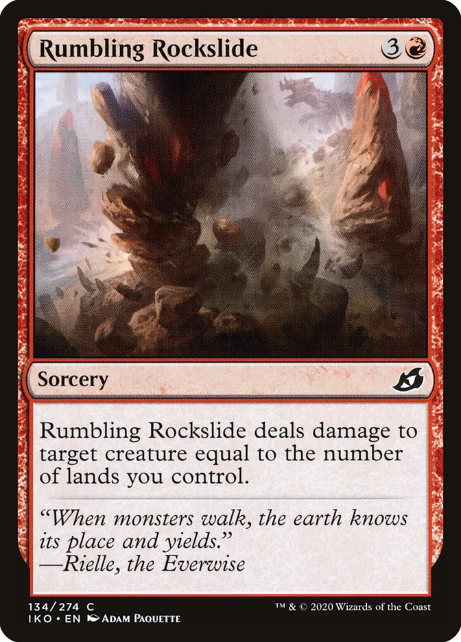 Rumbling Rockslide [Ikoria: Lair of Behemoths] | Gear Gaming Bentonville