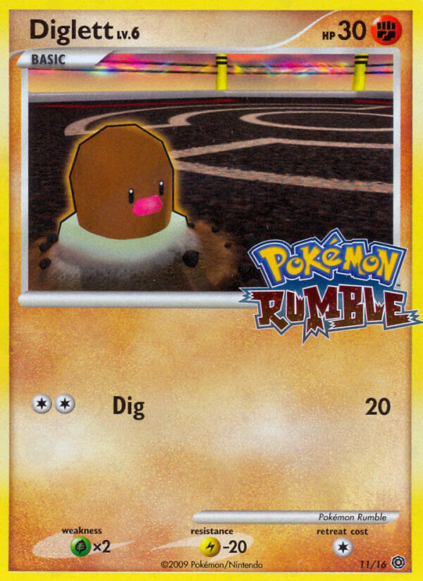 Diglett (11/16) [Pokémon Rumble] | Gear Gaming Bentonville