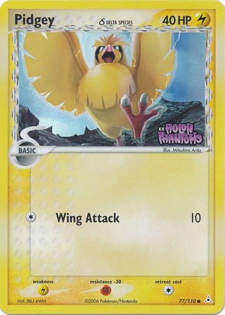 Pidgey (77/110) (Delta Species) (Stamped) [EX: Holon Phantoms] | Gear Gaming Bentonville