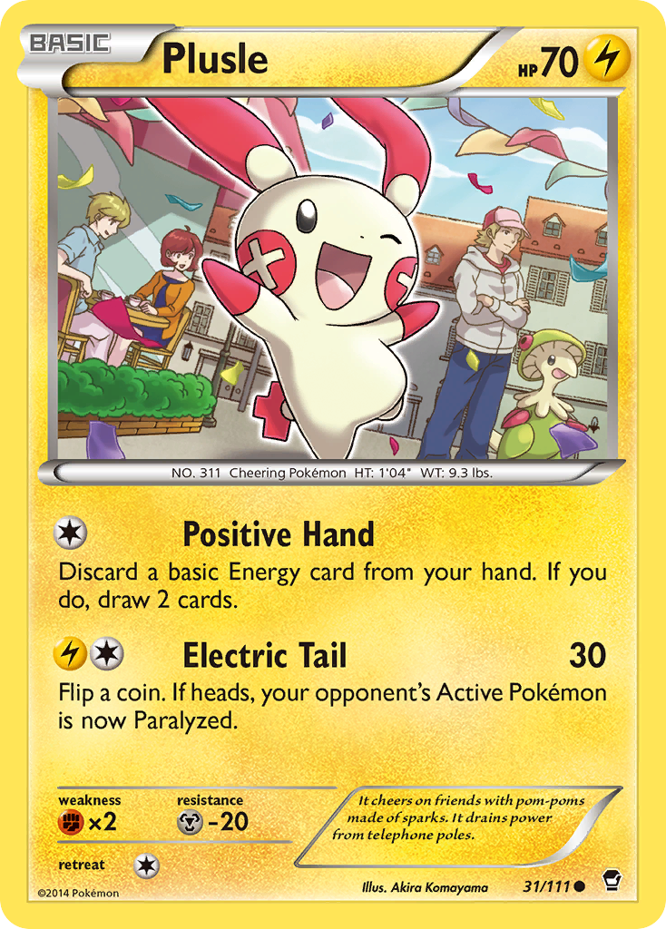 Plusle (31/111) [XY: Furious Fists] | Gear Gaming Bentonville