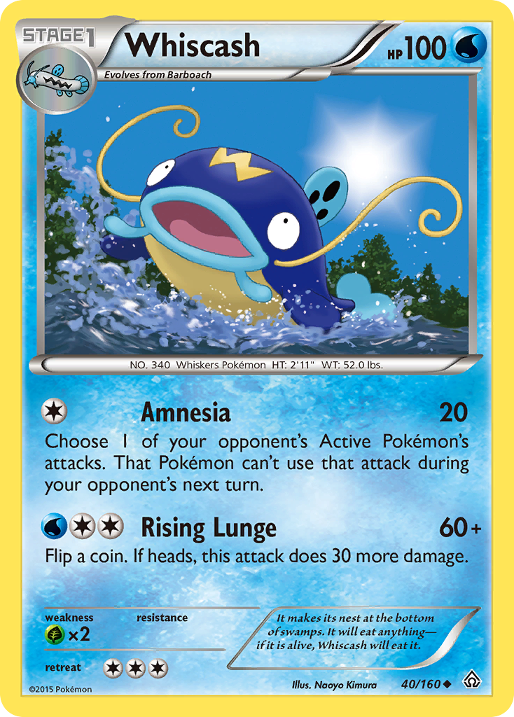 Whiscash (40/160) [XY: Primal Clash] | Gear Gaming Bentonville