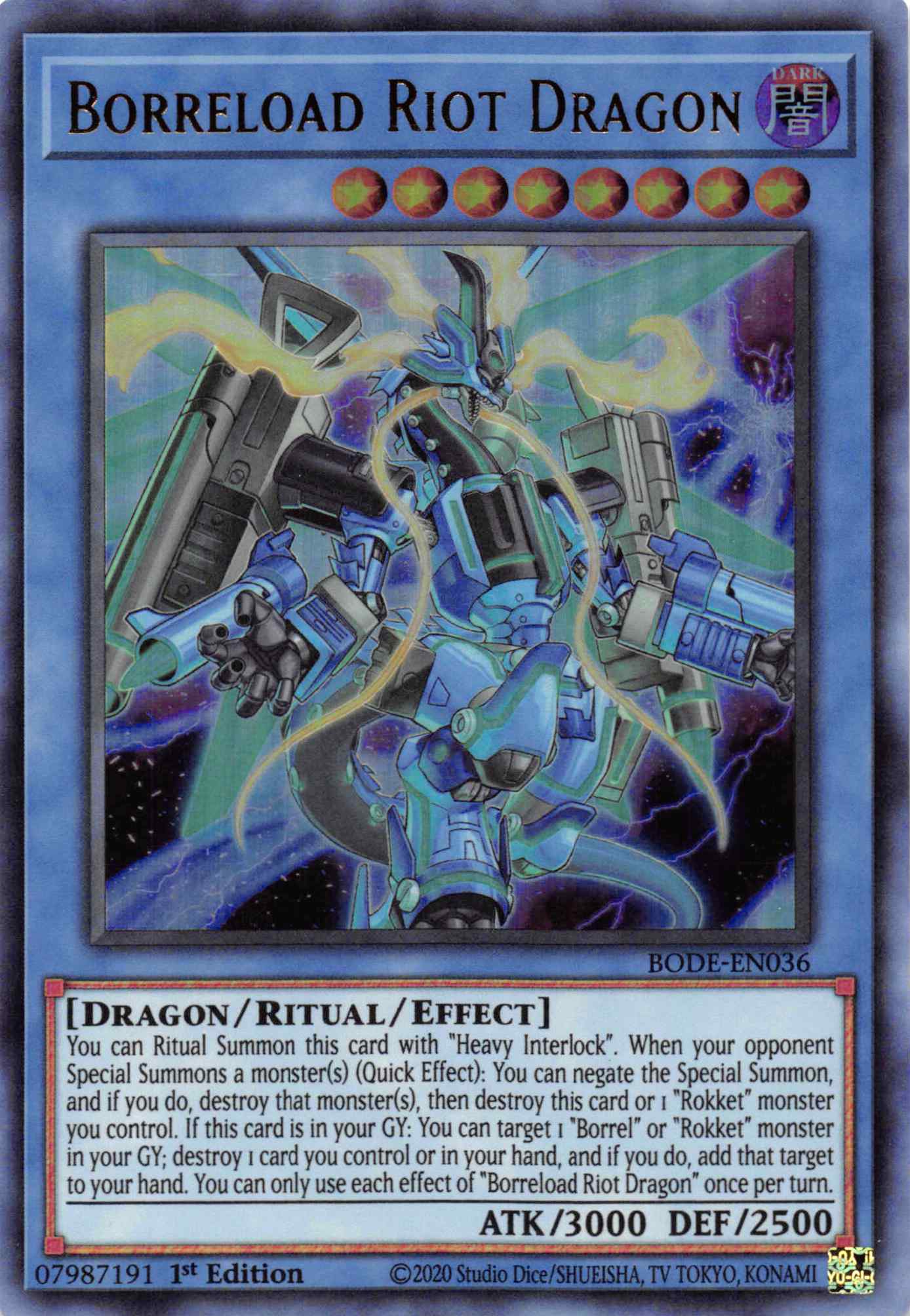 Borreload Riot Dragon [BODE-EN036] Ultra Rare | Gear Gaming Bentonville