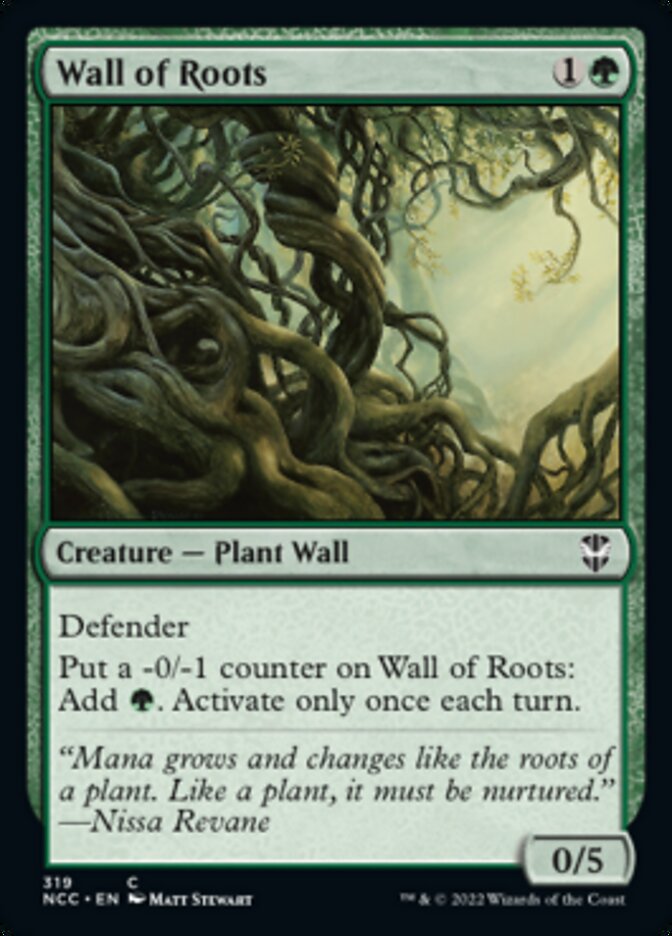 Wall of Roots [Streets of New Capenna Commander] | Gear Gaming Bentonville