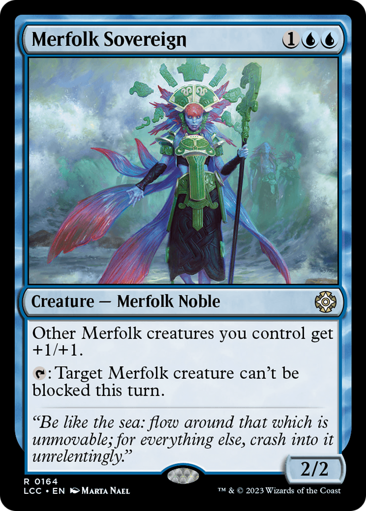 Merfolk Sovereign [The Lost Caverns of Ixalan Commander] | Gear Gaming Bentonville