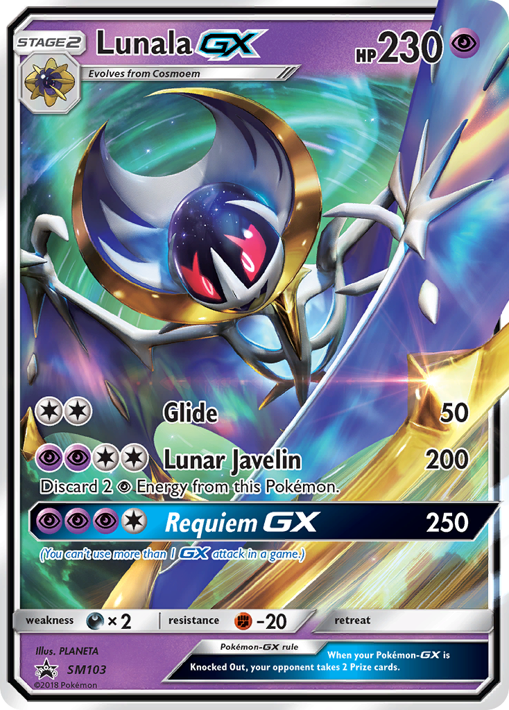 Lunala GX (SM103) [Sun & Moon: Black Star Promos] | Gear Gaming Bentonville