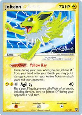 Jolteon Star (101/108) (Psychic Lock - Jason Klaczynski) [World Championships 2008] | Gear Gaming Bentonville