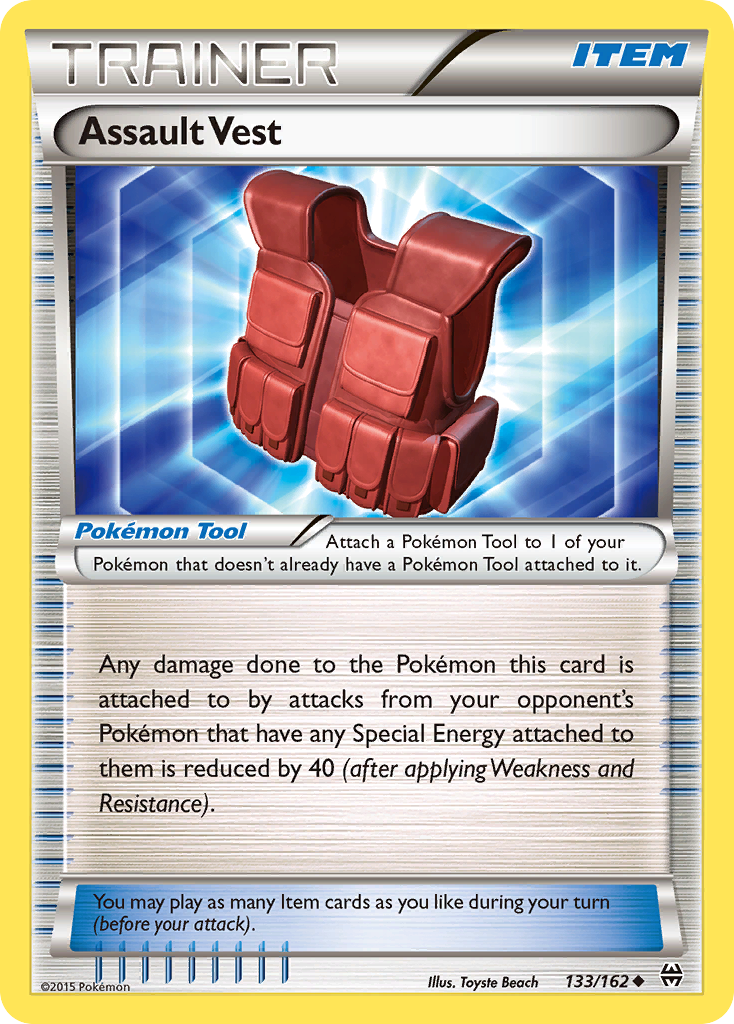 Assault Vest (133/162) [XY: BREAKthrough] | Gear Gaming Bentonville