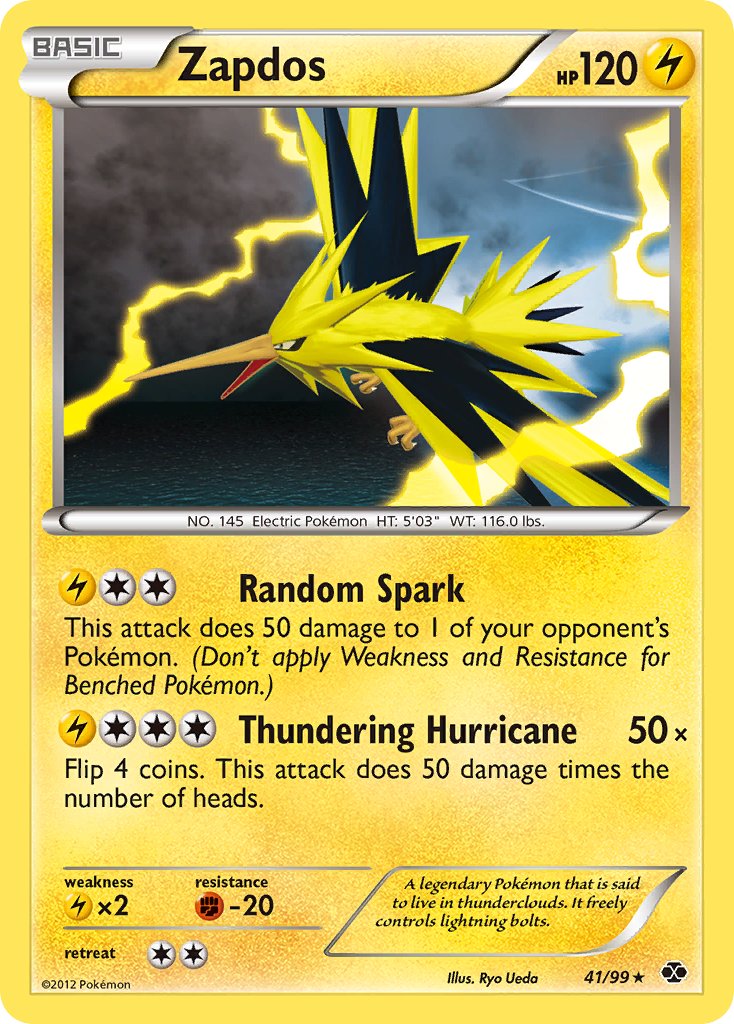 Zapdos (41/99) (Blister Exclusive) [Black & White: Next Destinies] | Gear Gaming Bentonville