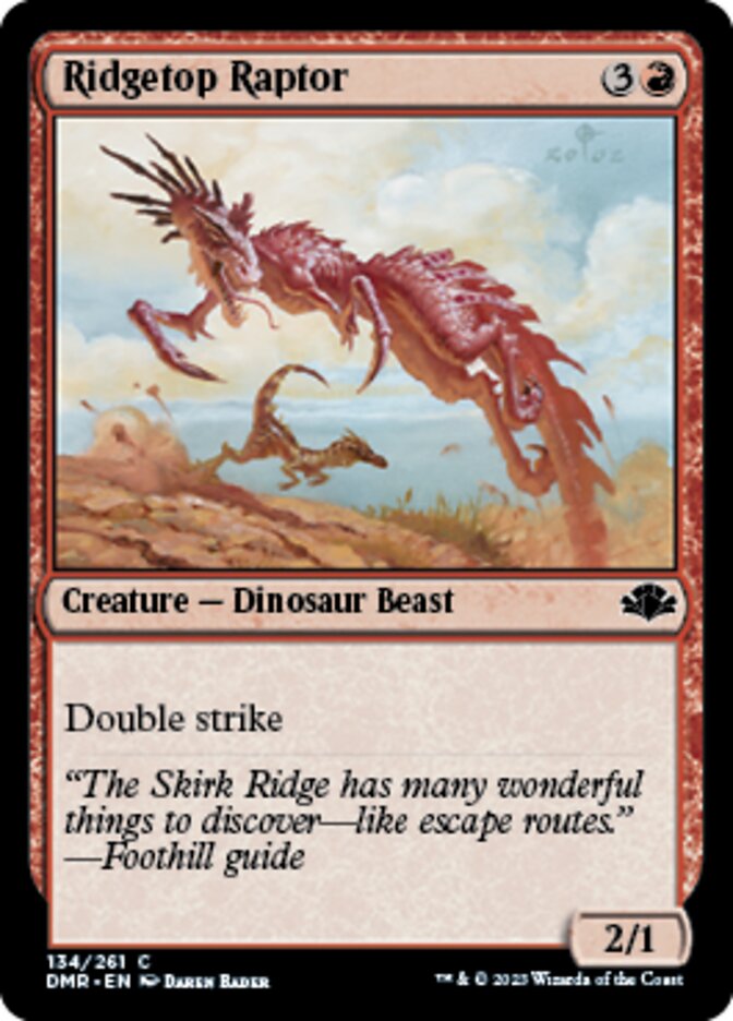 Ridgetop Raptor [Dominaria Remastered] | Gear Gaming Bentonville