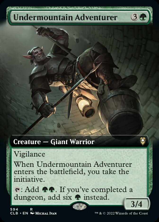 Undermountain Adventurer (Extended Art) [Commander Legends: Battle for Baldur's Gate] | Gear Gaming Bentonville