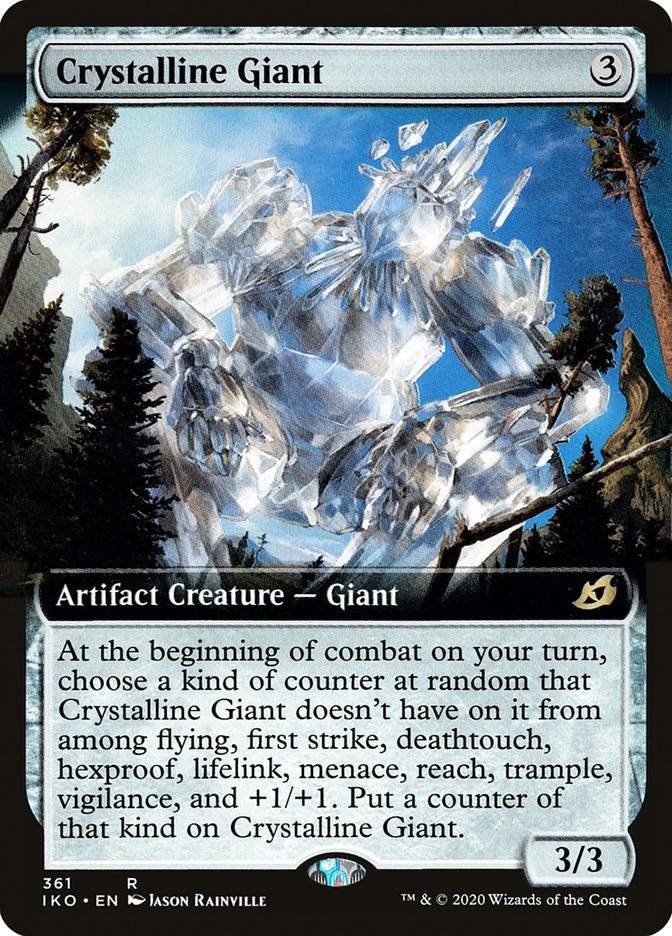 Crystalline Giant (Extended Art) [Ikoria: Lair of Behemoths] | Gear Gaming Bentonville