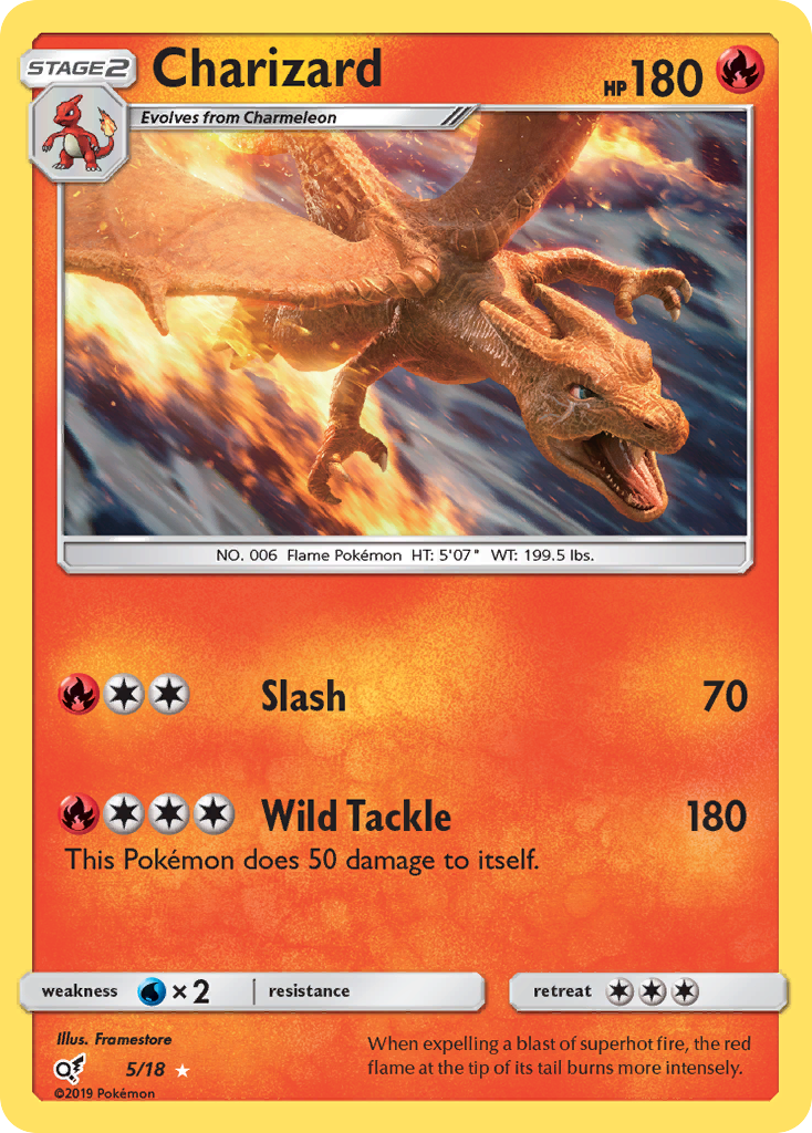 Charizard (5/18) [Sun & Moon: Detective Pikachu] | Gear Gaming Bentonville