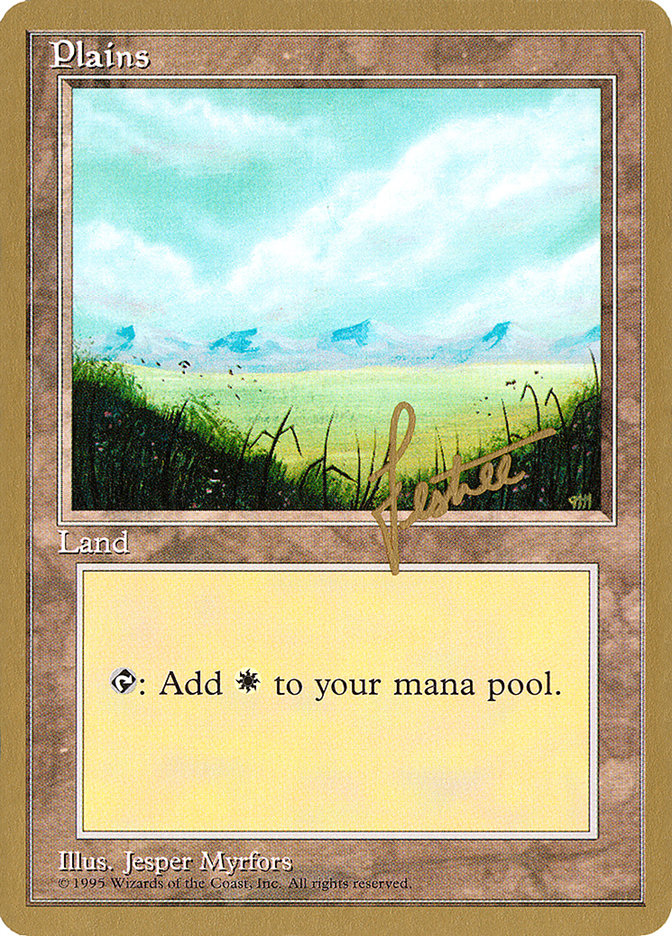 Plains (bl366) (Bertrand Lestree) [Pro Tour Collector Set] | Gear Gaming Bentonville