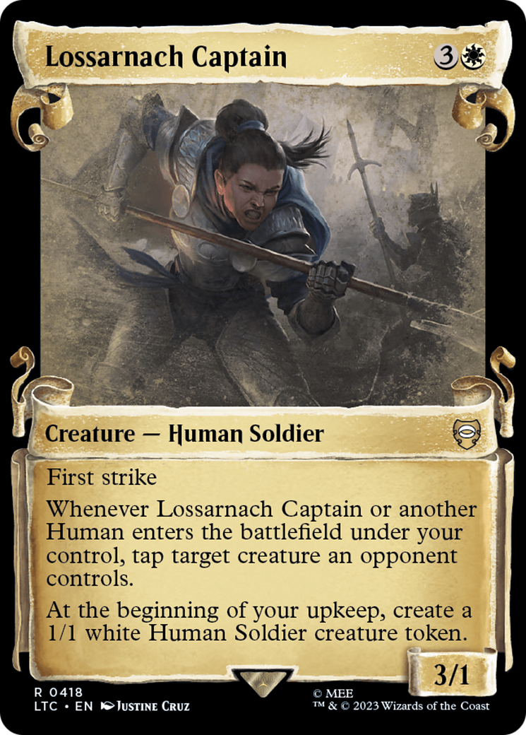 Lossarnach Captain [The Lord of the Rings: Tales of Middle-Earth Commander Showcase Scrolls] | Gear Gaming Bentonville