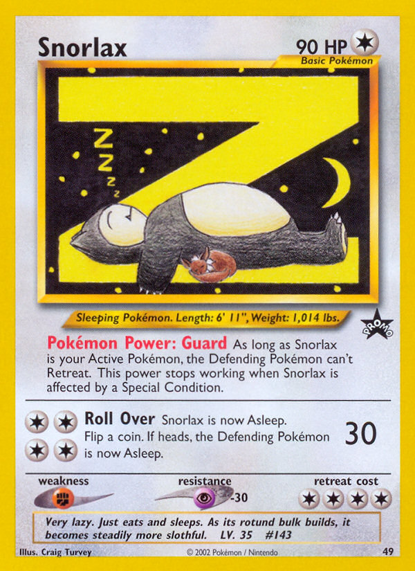 Snorlax (49) [Wizards of the Coast: Black Star Promos] | Gear Gaming Bentonville