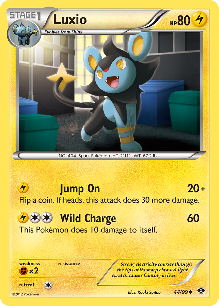 Luxio (44/99) [Black & White: Next Destinies] | Gear Gaming Bentonville