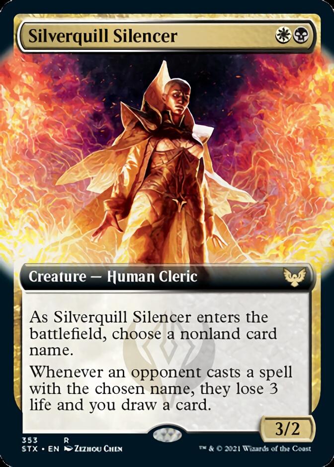 Silverquill Silencer (Extended) [Strixhaven: School of Mages] | Gear Gaming Bentonville