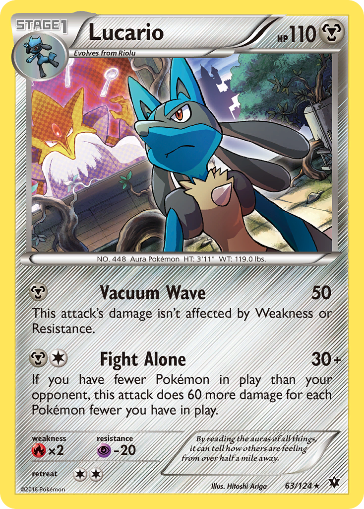 Lucario (63/124) [XY: Fates Collide] | Gear Gaming Bentonville