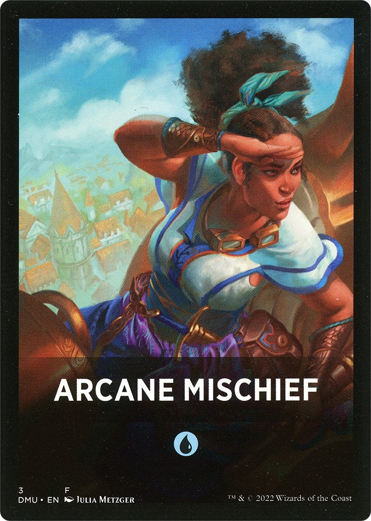 Arcane Mischief Theme Card [Dominaria United Tokens] | Gear Gaming Bentonville