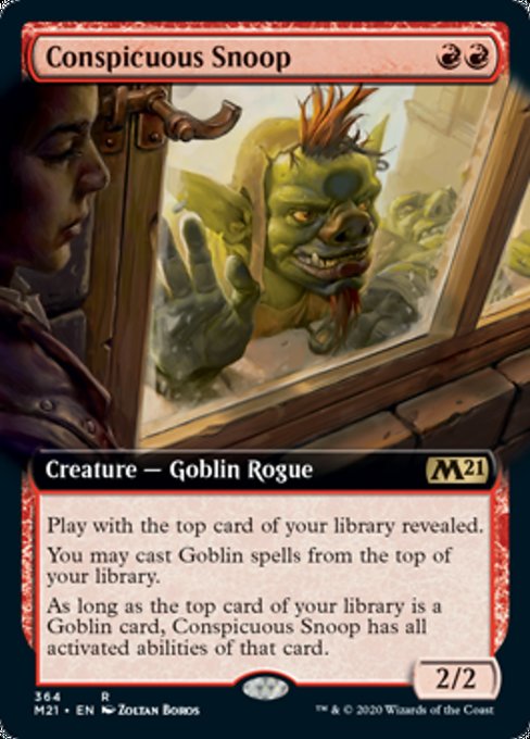 Conspicuous Snoop (Extended Art) [Core Set 2021] | Gear Gaming Bentonville