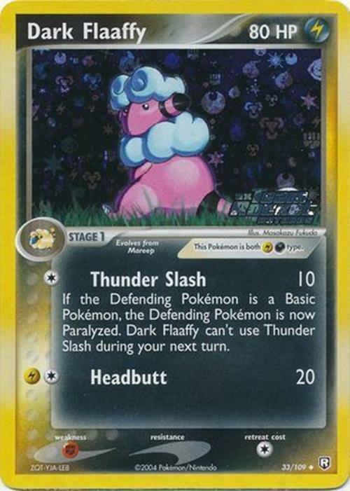 Dark Flaaffy (33/109) (Stamped) [EX: Team Rocket Returns] | Gear Gaming Bentonville