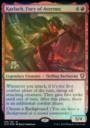 Karlach, Fury of Avernus [Commander Legends: Battle for Baldur's Gate Prerelease Promos] | Gear Gaming Bentonville