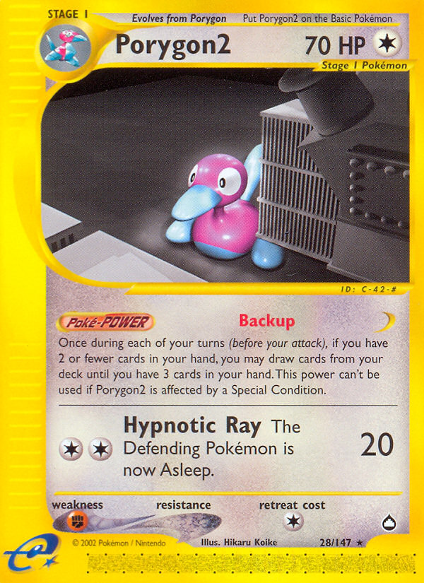 Porygon2 (28/147) [Aquapolis] | Gear Gaming Bentonville