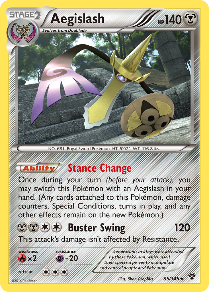 Aegislash (85/146) [XY: Base Set] | Gear Gaming Bentonville