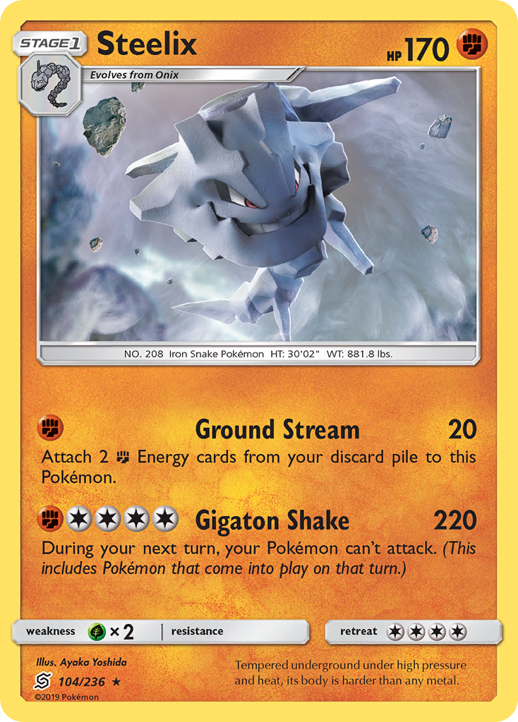 Steelix (104/236) [Sun & Moon: Unified Minds] | Gear Gaming Bentonville