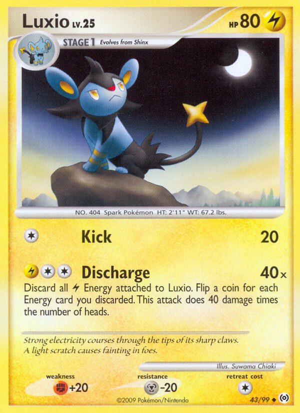 Luxio (43/99) [Platinum: Arceus] | Gear Gaming Bentonville