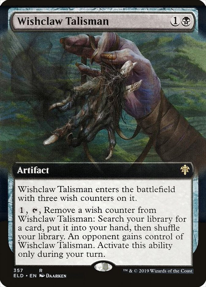 Wishclaw Talisman (Extended Art) [Throne of Eldraine] | Gear Gaming Bentonville