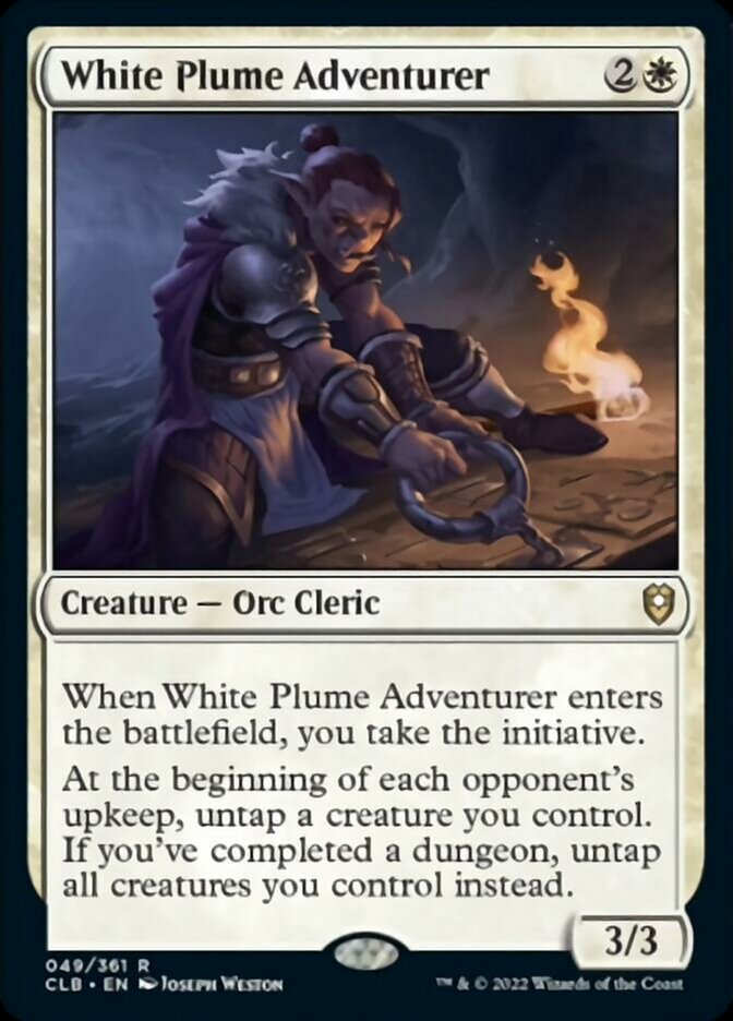 White Plume Adventurer [Commander Legends: Battle for Baldur's Gate] | Gear Gaming Bentonville