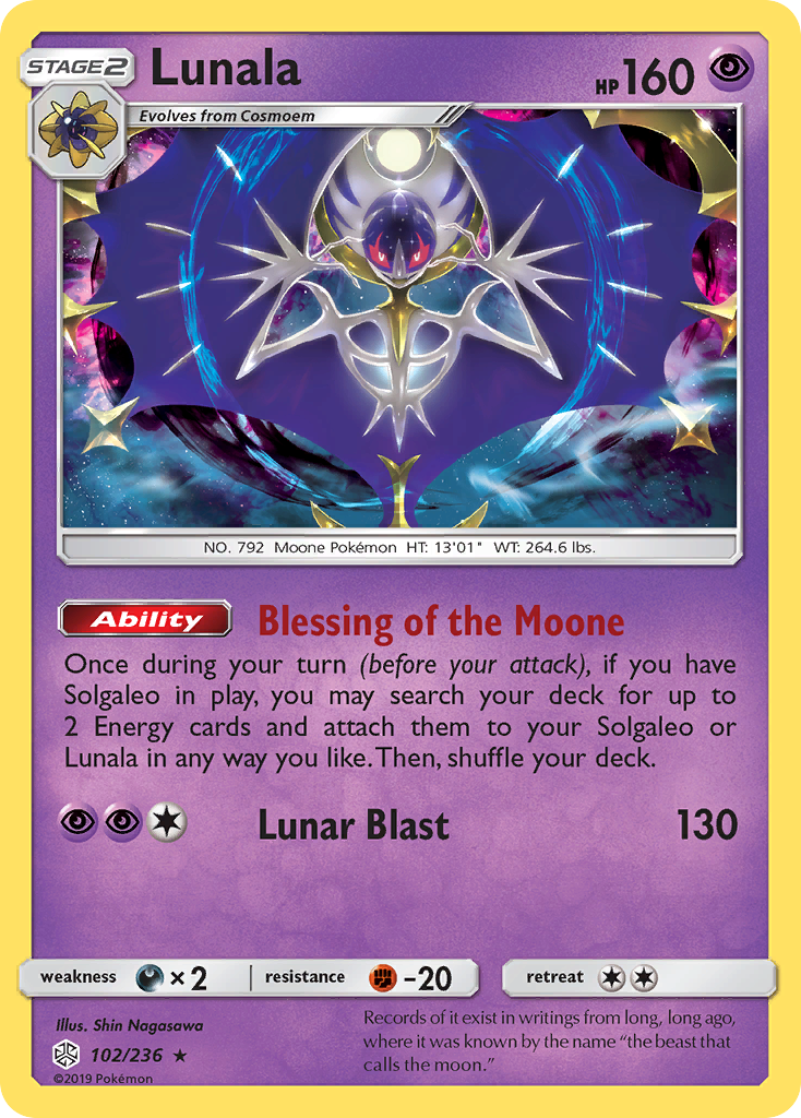 Lunala (102/236) [Sun & Moon: Cosmic Eclipse] | Gear Gaming Bentonville