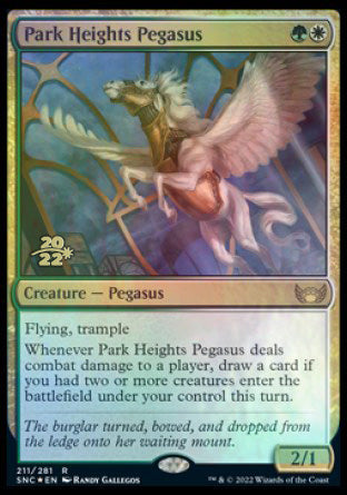 Park Heights Pegasus [Streets of New Capenna Prerelease Promos] | Gear Gaming Bentonville