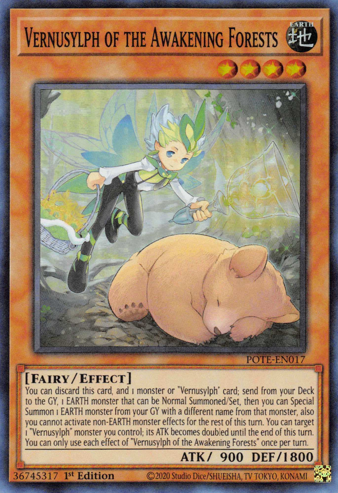 Vernusylph of the Awakening Forests [POTE-EN017] Super Rare | Gear Gaming Bentonville