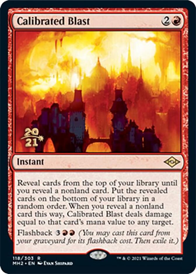 Calibrated Blast [Modern Horizons 2 Prerelease Promos] | Gear Gaming Bentonville