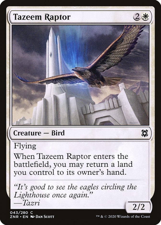 Tazeem Raptor [Zendikar Rising] | Gear Gaming Bentonville