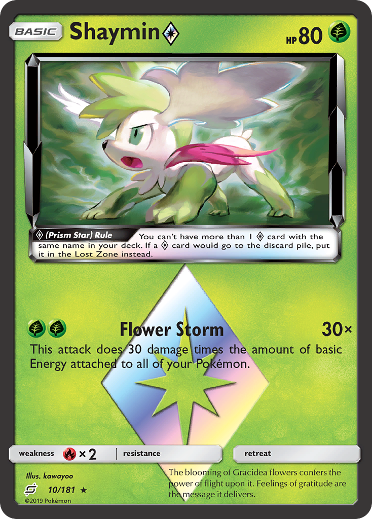 Shaymin (10/181) (Prism Star) [Sun & Moon: Team Up] | Gear Gaming Bentonville