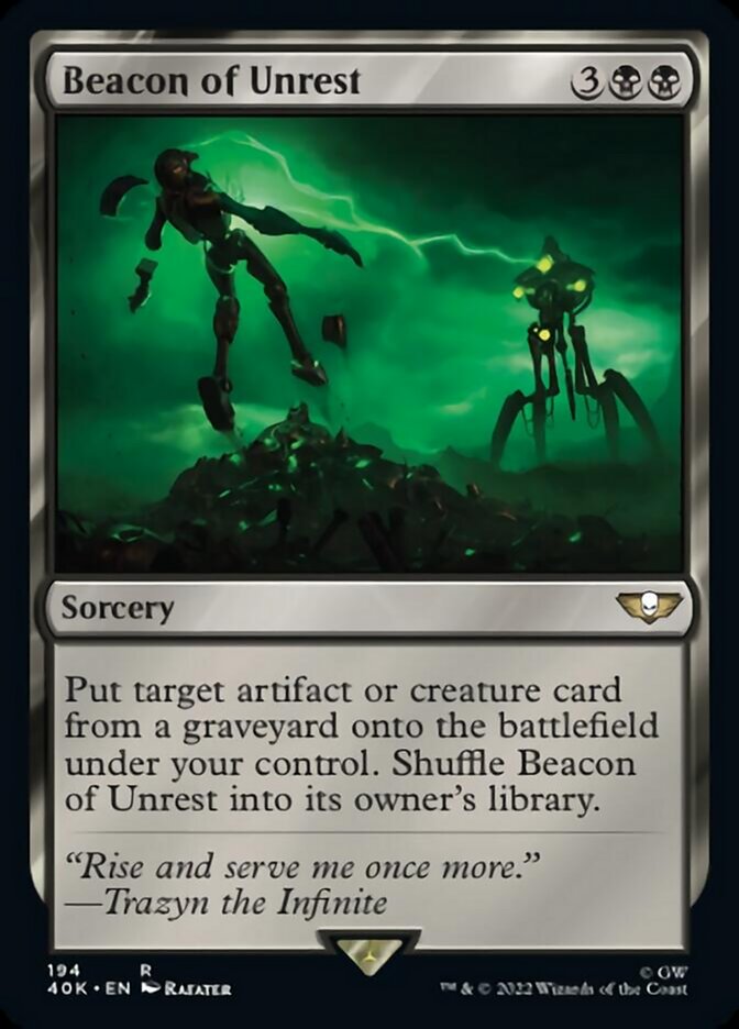 Beacon of Unrest (Surge Foil) [Universes Beyond: Warhammer 40,000] | Gear Gaming Bentonville