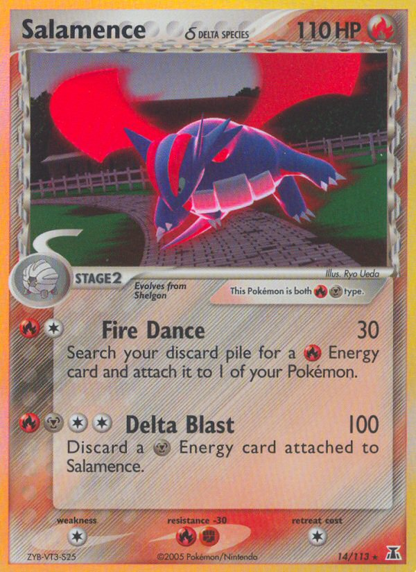 Salamence (14/113) (Delta Species) [EX: Delta Species] | Gear Gaming Bentonville