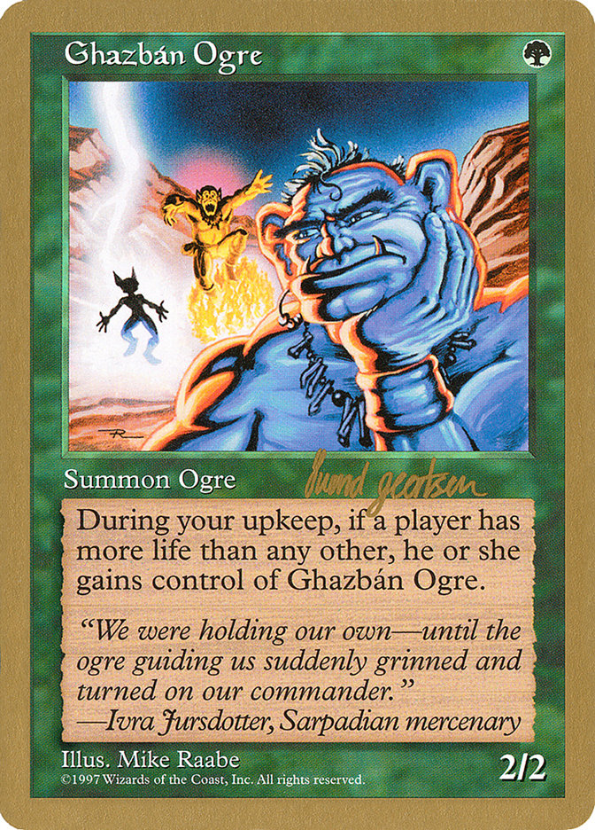 Ghazbán Ogre (Svend Geertsen) [World Championship Decks 1997] | Gear Gaming Bentonville