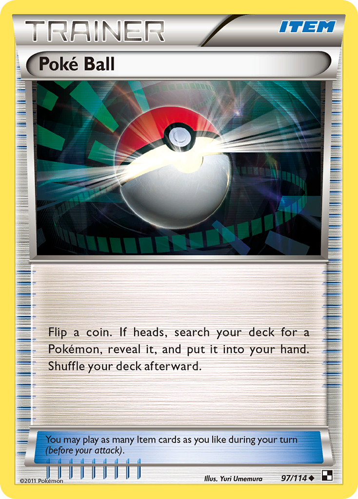 Poke Ball (97/114) [Black & White: Base Set] | Gear Gaming Bentonville