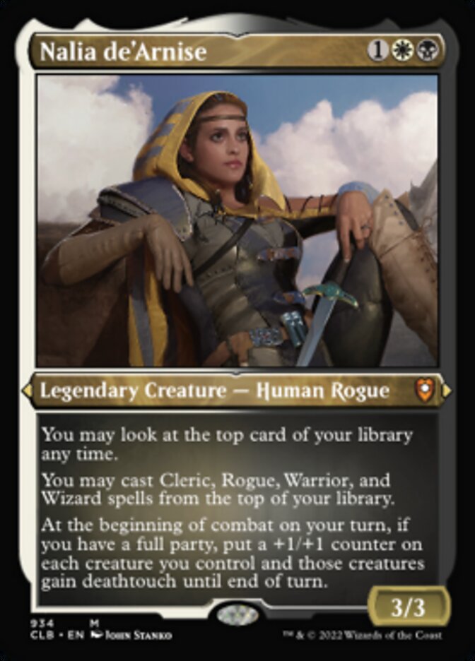 Nalia de'Arnise (Display Commander) (Foil Etched) [Commander Legends: Battle for Baldur's Gate] | Gear Gaming Bentonville