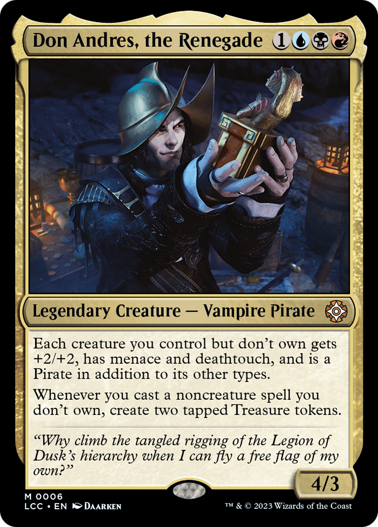 Don Andres, the Renegade [The Lost Caverns of Ixalan Commander] | Gear Gaming Bentonville