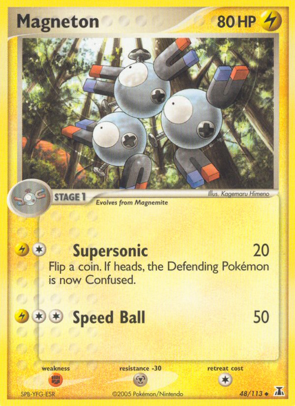 Magneton (48/113) [EX: Delta Species] | Gear Gaming Bentonville