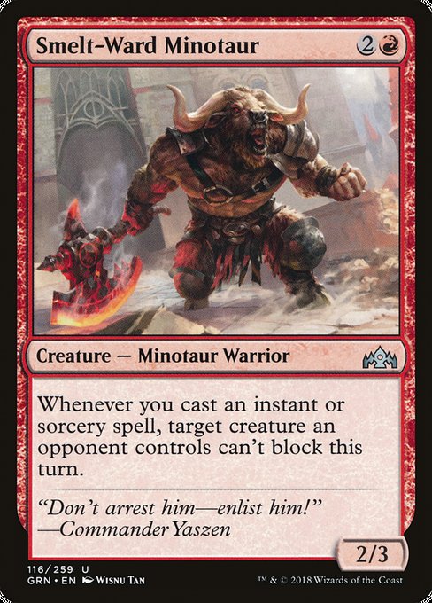 Smelt-Ward Minotaur [Guilds of Ravnica] | Gear Gaming Bentonville