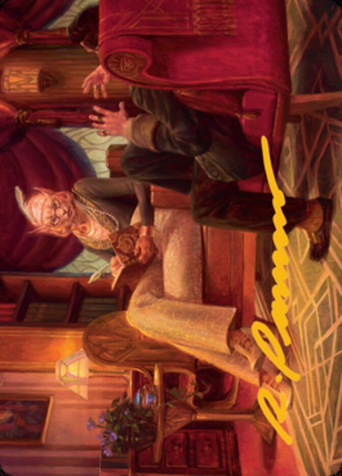 Phabine, Boss's Confidant Art Card (Gold-Stamped Signature) [Streets of New Capenna Art Series] | Gear Gaming Bentonville