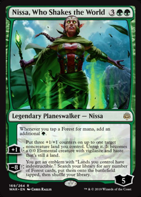 Nissa, Who Shakes the World [War of the Spark] | Gear Gaming Bentonville