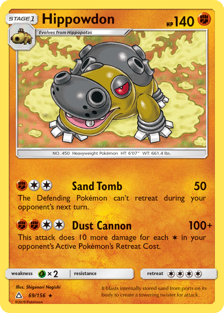 Hippowdon (69/156) [Sun & Moon: Ultra Prism] | Gear Gaming Bentonville